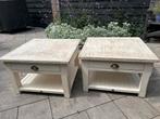 Tafeltjes Riviera Maison, Huis en Inrichting, Tafels | Salontafels, Gebruikt, 50 tot 100 cm, Vierkant, Minder dan 50 cm