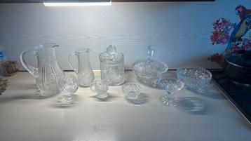 Echt Kristal Collectie: Karaffen, Schalen & Meer beschikbaar voor biedingen