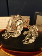 Swarovski crystal moeder aap met jong, Verzamelen, Swarovski, Ophalen of Verzenden, Zo goed als nieuw, Figuurtje