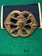 Baret embleem Verbindingsdienst hoornse slag, Verzamelen, Militaria | Algemeen, Ophalen of Verzenden, Landmacht, Nederland, Embleem of Badge