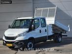 Iveco Daily 35C16 3.0L Open Laadbak met Kist Dubbel Cabine D, Auto's, Bestelauto's, Stof, Gebruikt, Euro 6, 4 cilinders
