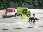 Playmobil 6928 paardenvrachtwagen met trailer en paardjes, Kinderen en Baby's, Speelgoed | Playmobil, Ophalen, Zo goed als nieuw