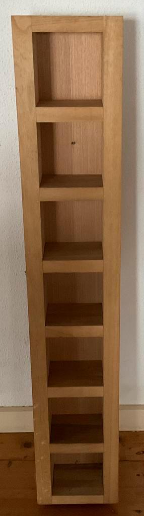 Houten Cd rek, Huis en Inrichting, Woonaccessoires | Cd- en Dvd-rekken, Gebruikt, Cd's, Hout, Ophalen
