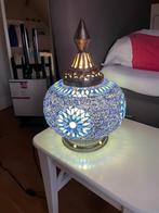 Oosterse mozaïek lamp - hoogte 35 cm, Huis en Inrichting, Ophalen of Verzenden, Gebruikt, Glas, Minder dan 50 cm