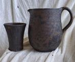 Water kan en beker Iet Cool, Antiek en Kunst, Antiek | Keramiek en Aardewerk, Ophalen of Verzenden