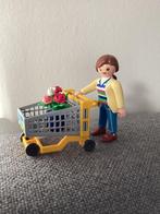 Playmobil 4638 Vrouw met Winkelwagen en Bloemen, Ophalen of Verzenden, Gebruikt, Los playmobil