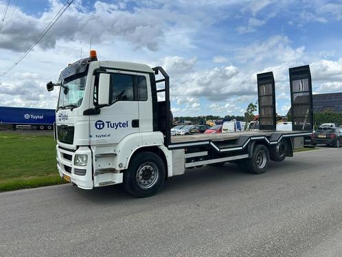 MAN TGS 26.320 6x2/4 oprijwagen + vangmuil, Auto's, Vrachtwagens, Bedrijf, ABS, Boordcomputer, Cruise Control, Elektrische buitenspiegels