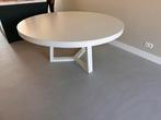 Wit ronde eettafel 160 cm, Huis en Inrichting, Tafels | Salontafels, Ophalen, Zo goed als nieuw