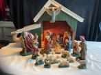 Grote Kerststal met 20 delige groep jaren 60, Diversen, Kerst, Ophalen, Zo goed als nieuw