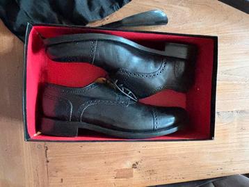 Gordon & Bros. Zwart lederen heren schoenen maat 46 beschikbaar voor biedingen