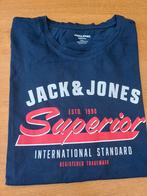 Nieuwstaat Jack and Jones t-shirt XXL, Blauw, Overige maten, Ophalen of Verzenden, Zo goed als nieuw