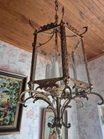 Antieke luster met salamanders, Antiek en Kunst, Ophalen of Verzenden