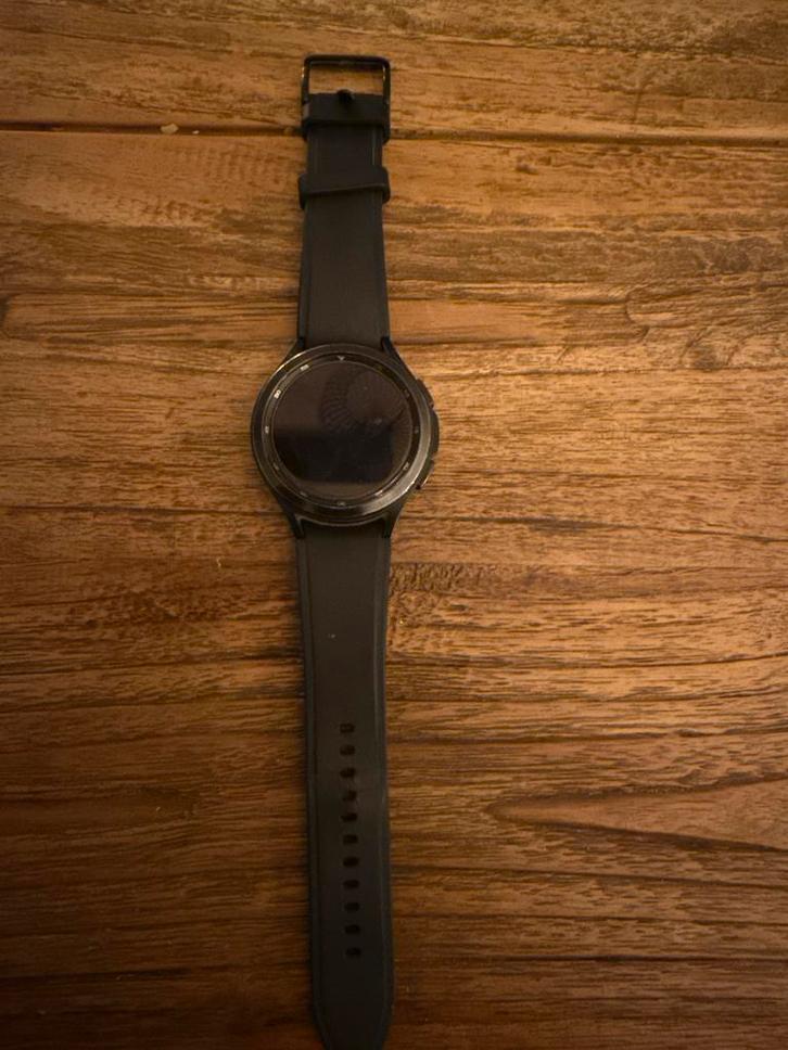 Samsung Galaxy Watch 4  44mm, Sieraden, Tassen en Uiterlijk, Smartwatches, Zo goed als nieuw, Android, Zwart, Afstand, Calorieverbanding