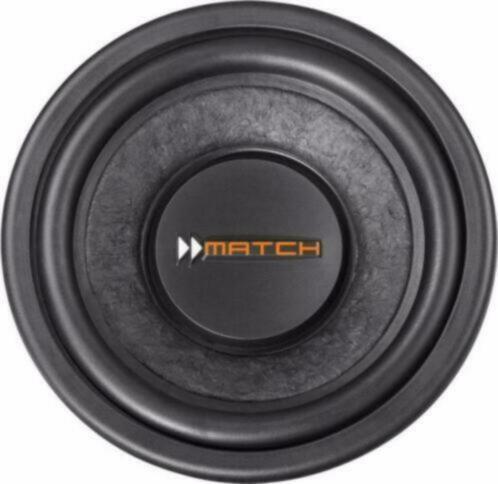 MATCH MW10W-D Subwoofer 10 inch 600 Watt 2x 2 Ohm., Auto diversen, Autospeakers, Nieuw, Ophalen of Verzenden