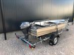 Vis/tourboot compleet set! Meteen varen, Watersport en Boten, Ophalen, 10 tot 30 pk, Aluminium, Zo goed als nieuw