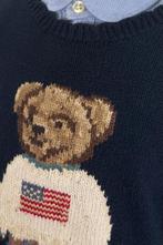 Ralph Lauren meisjes trui met beer + geruit rokje maat 7, Trui of Vest, Zo goed als nieuw, Ralph Lauren, Ralph Lauren