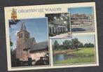 Waalre Groeten Kerk Koetshuis Winkelcentrum  De Bus en, Verzamelen, Ansichtkaarten | Nederland, Verzenden, 1980 tot heden, Gelopen