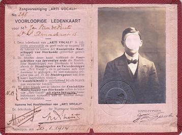 ZANGVEREENIGING ,,ARTI VOCALI" beschikbaar voor biedingen