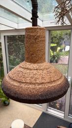 Zeer mooie keramiek lamp, brutalist, vintage, kleilamp, Huis en Inrichting, Lampen | Hanglampen, Ophalen, Zo goed als nieuw, Minder dan 50 cm