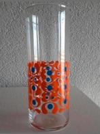 Glas met Oranje/Blauw motief, Ophalen of Verzenden, Zo goed als nieuw