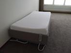 Hoog laag bed, Huis en Inrichting, Slaapkamer | Bedden, Ophalen, 90 cm, Eenpersoons, Beige