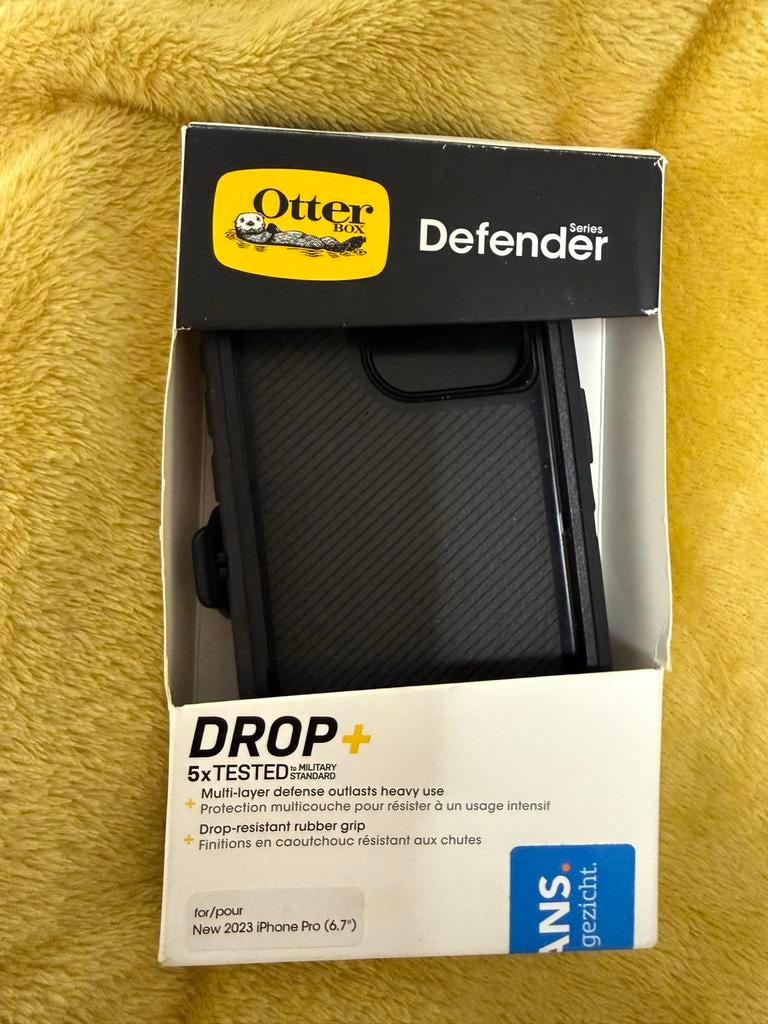 Otterbox Defender iPhone 15 Pro Max Back Cover, Telecommunicatie, Mobiele telefoons | Hoesjes en Frontjes | Apple iPhone, Ophalen of Verzenden