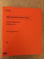 Seinreglement Nederlandse Spoorwegen, Ophalen of Verzenden, Zo goed als nieuw, Trein, Overige typen