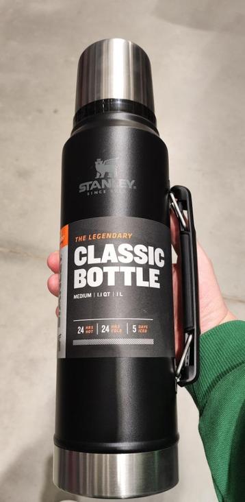Thermoskan STANLEY CLASSIC, roestvrij staal, zwart 1 l beschikbaar voor biedingen