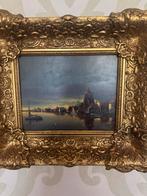 Klassiek schilderij met gouden lijst, Ophalen of Verzenden