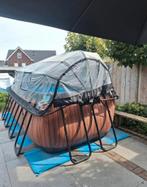 Exit zwembad 200x400cm met overkapping en BETERE pompen, Tuin en Terras, Zwembaden, Ophalen, Minder dan 80 cm, Zo goed als nieuw
