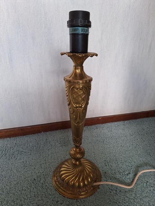Vintage Philips lampvoet – klassiek messing look, Huis en Inrichting, Lampen | Tafellampen, Zo goed als nieuw, Minder dan 50 cm