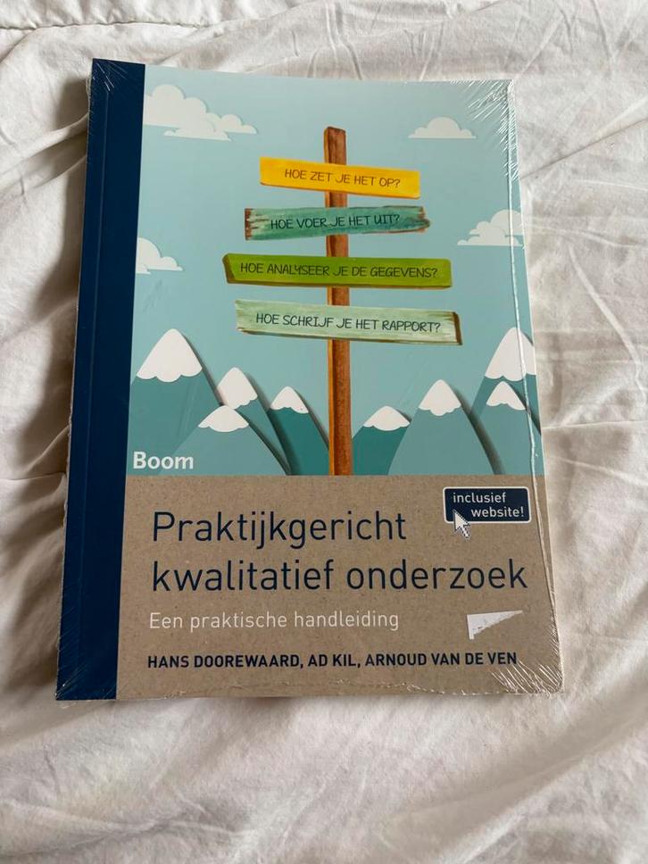 Praktijkgericht kwalitatief onderzoek - Nieuw!, Boeken, Studieboeken en Cursussen, Nieuw, HBO, Ophalen of Verzenden