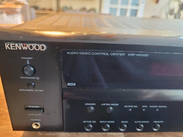 Kenwood KRF-V6100D Receiver, Audio, Tv en Foto, Versterkers en Receivers, Gebruikt, 5.1, 60 tot 120 watt, Overige merken, Ophalen of Verzenden