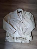 Crèmekleurig nep leren jasje van Vero Moda maat L., Vero Moda, Beige, Maat 42/44 (L), Ophalen of Verzenden