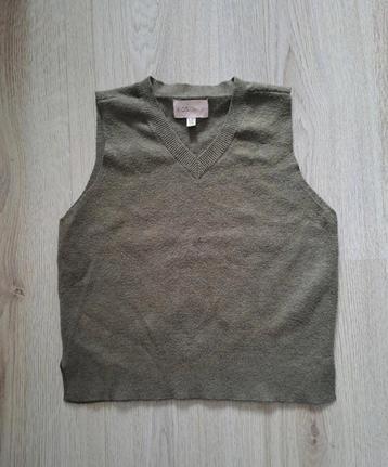 Kids Only kaki groene mouwloze trui sweatervest maat 110/116 beschikbaar voor biedingen