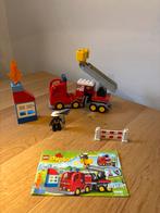Duplo Brandweerwagen met accessoires, Ophalen of Verzenden, Gebruikt, Complete set, Duplo