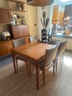 Vintage eettafel, Huis en Inrichting, Tafels | Eettafels, Gebruikt, 100 tot 150 cm, Vintage, Xxx