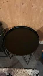 Ikea GLADOM bijzettafel zwart, Huis en Inrichting, Tafels | Bijzettafels, 45 tot 60 cm, Minder dan 55 cm, Metaal of Aluminium