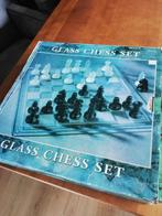 Glazen schaakspel, Ophalen of Verzenden, Zo goed als nieuw