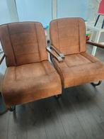 Ivar Fauteuils cognac, Huis en Inrichting, Fauteuils, Ophalen, Zo goed als nieuw, 75 tot 100 cm, 50 tot 75 cm