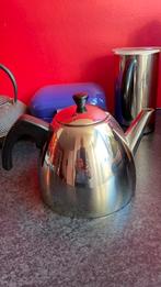 Bredemeijer theepot 1,2 liter dubbelwandig, Ophalen of Verzenden, Gebruikt, Rvs, Overige typen