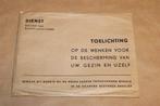 Zeldzame uitgave Envelop Bescherming Bevolking - 1961 !!, Boeken, Ophalen of Verzenden, Zo goed als nieuw