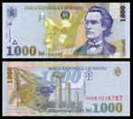 Roemenie 1998/2000, 4 bankbiljetten 1.000...10.000 Lei (UNC), Verzenden, Overige landen, Setje