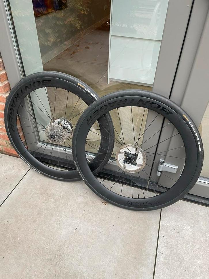 Bontrager Aeolus Pro 51 Carbon Wielset, Fietsen en Brommers, Fietsonderdelen, Gebruikt, Racefiets, Wiel, Ophalen of Verzenden