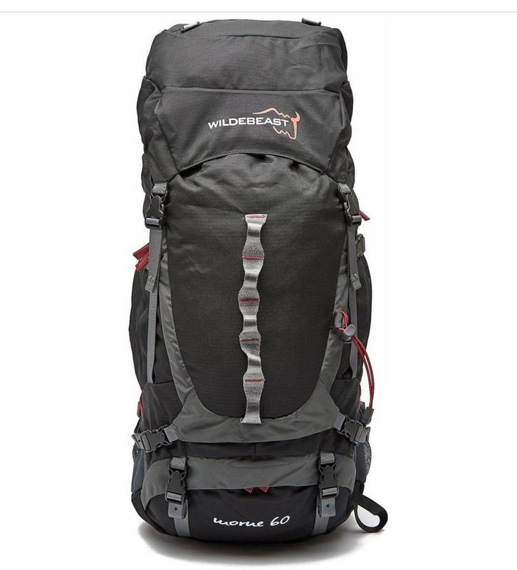 Wildebeast Morne 60 liter backpack in nieuwstaat!, Sieraden, Tassen en Uiterlijk, Tassen | Reistassen en Weekendtassen, Zo goed als nieuw