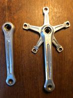 Campagnolo Nuovo Record crankstel vintage, Fietsen en Brommers, Fietsonderdelen, Crankstel of Pedalen, Gebruikt, Campagnolo, Racefiets