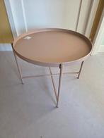 Helemaal nieuw van Loods5: bijzettafel (zachtbruin/ oudroze), Huis en Inrichting, Ophalen, Minder dan 50 cm, Rond, Nieuw