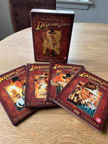 Dvd box Indiana Jones (3 films en bonusmateriaal)