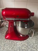 KitchenAid Mixer - Rode Kleur, 4 liter of meer, Ophalen of Verzenden, Gebruikt, 3 snelheden of meer