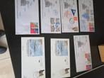 7 Mooie enveloppe, Postzegels en Munten, Postzegels | Volle albums en Verzamelingen, Ophalen of Verzenden, Nederland